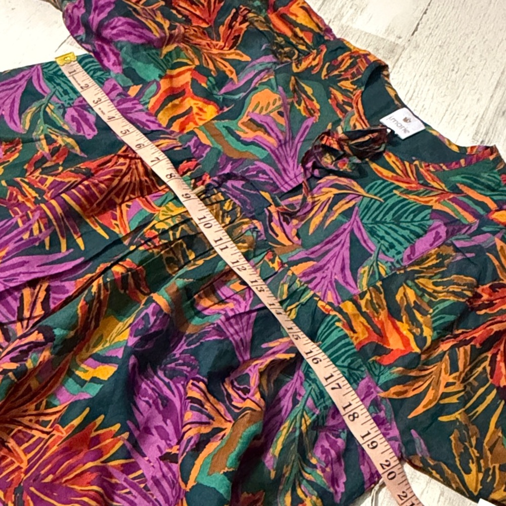 J. Marie The Asher Puff Sleeve Tunic Size Small NWT - Picture 11 of 13